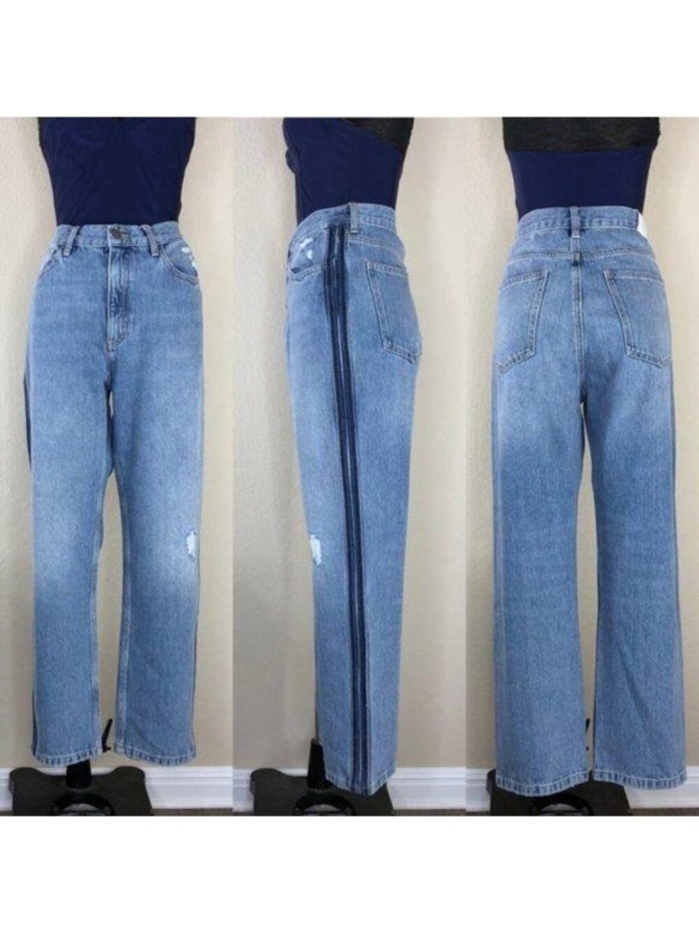M.i.h Jeans Jeanne Jeans Two Line Tuxedo Stripe D